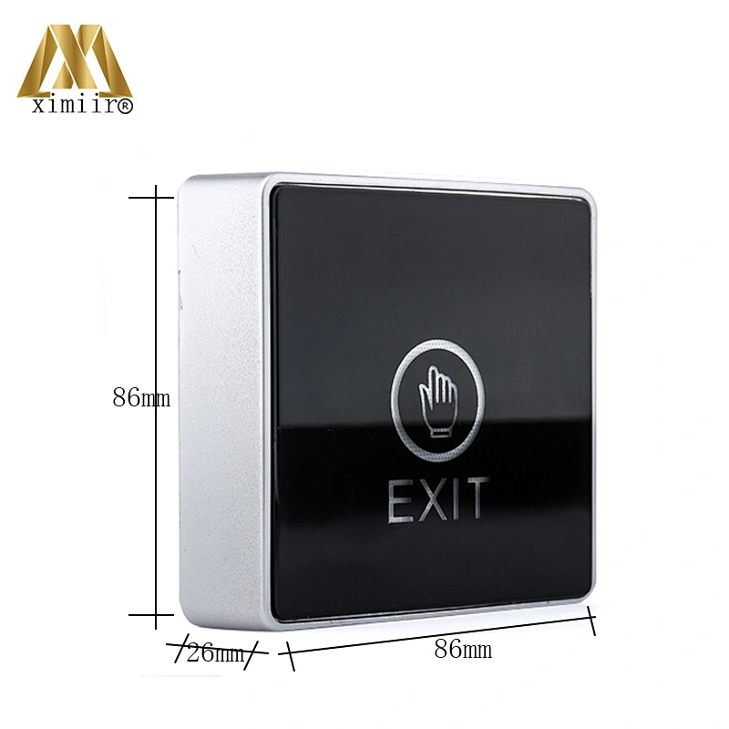 Touch exit button sensor push switch door access control system X12