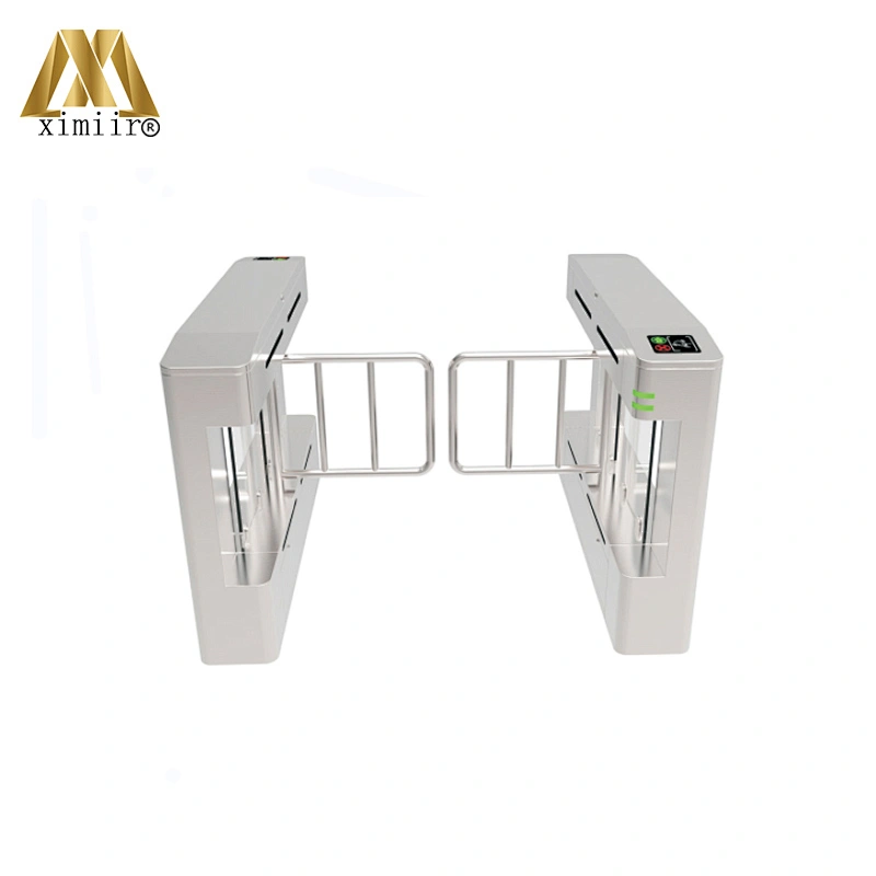 Electronic Security Supermarket Barrier Gate Swing Gate Turnstile Bi-directional For Door Entrance