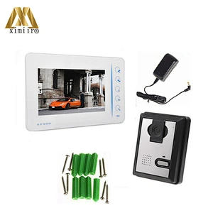 807Ma11 Monitor Speakerphone 7 Inch Tft Color Video Door Phone Intercom Doorbell System Kit Ir Camera Doorphone