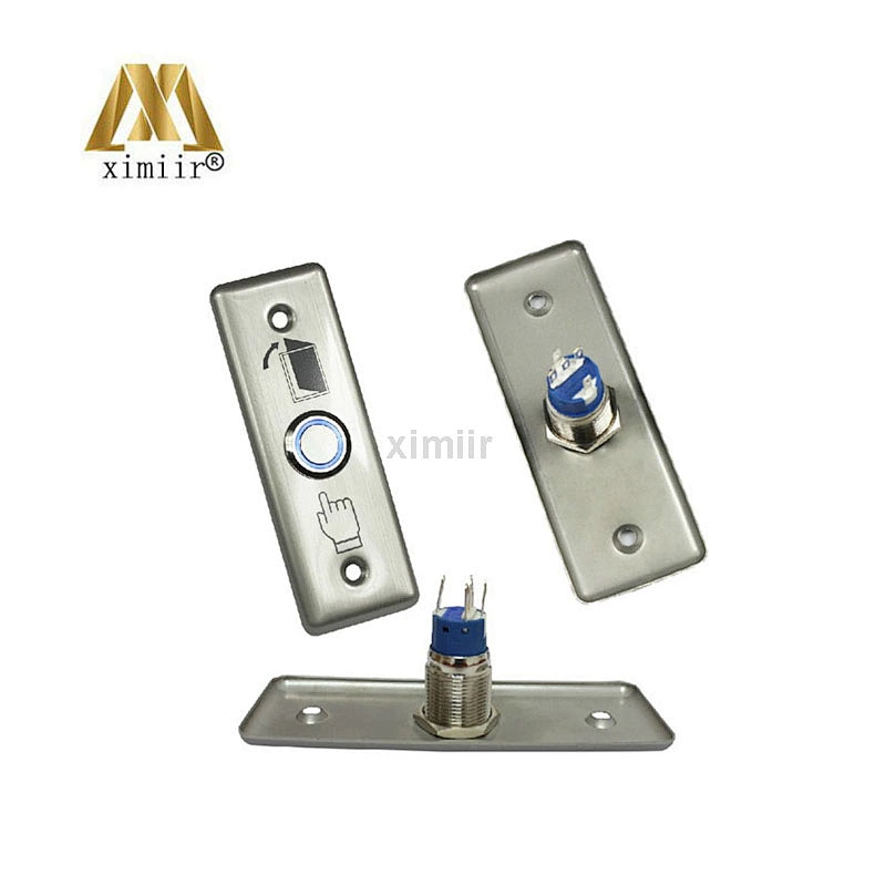 Metal push button switches good quality aluminium magnetic door exit button emergency exit button switch