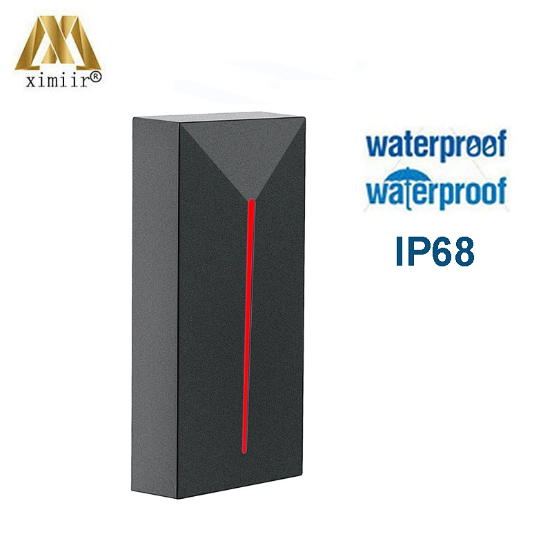 IP68 Waterproof Long Range RFID Card Reader Black Color Reader 125KHZ Proximity R6 Reader