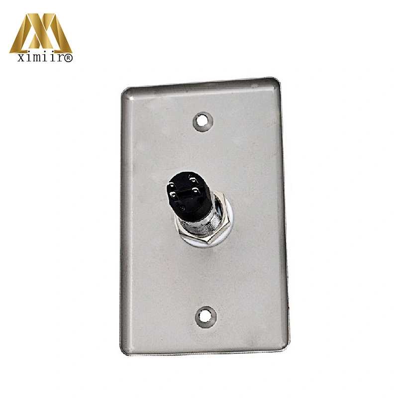 Aluminum door exit release push button switch for access control aluminum exit button with key X07k