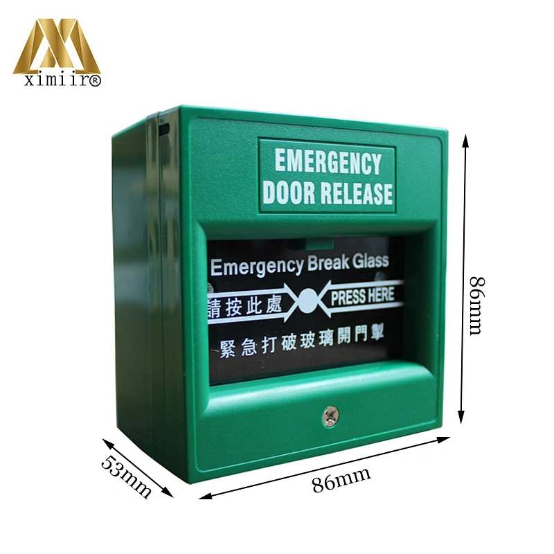 Emergency switch exit button door release glass break alarm button E20 break glass fire emergency exit release
