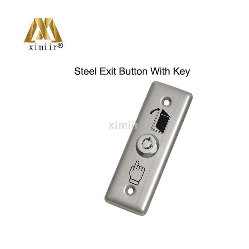 Metal push button switches good quality aluminium magnetic door exit button emergency exit button switch