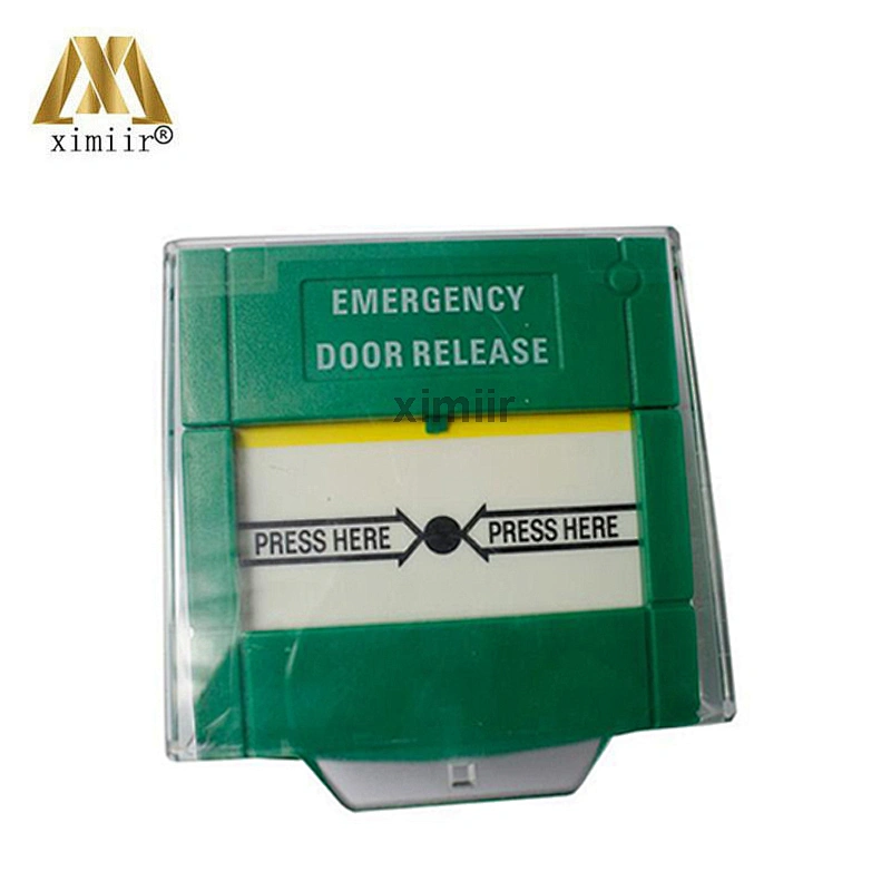E21 glass broken push button switch with cover emergency exit button switch door release button for access control system