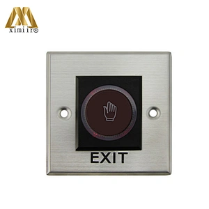 E10 5-wire LED screen infrared sensor touch screen door release exit button for access control sensor