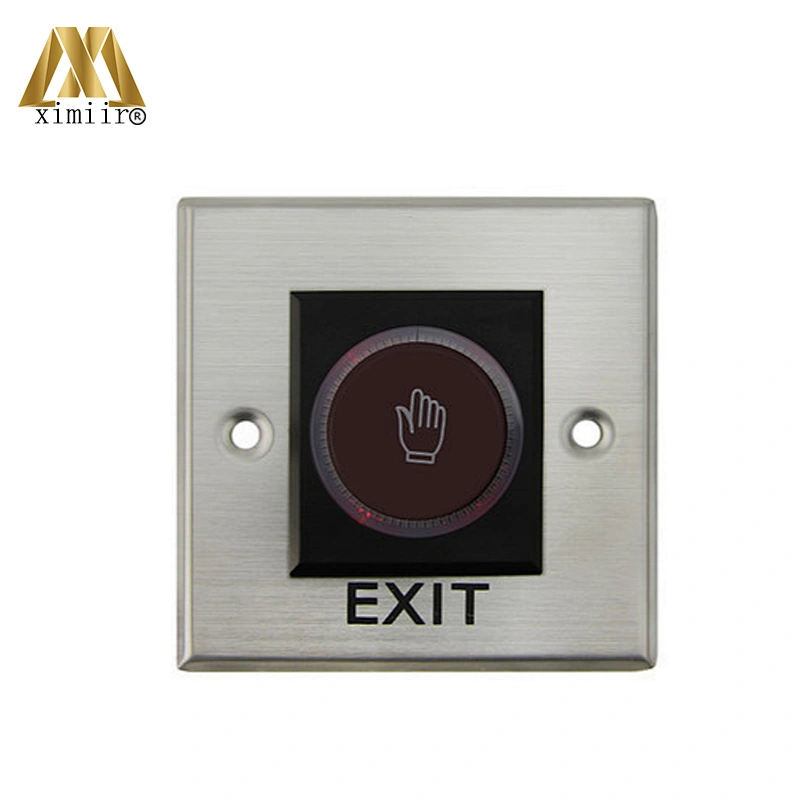 E10 5-wire LED screen infrared sensor touch screen door release exit button for access control sensor