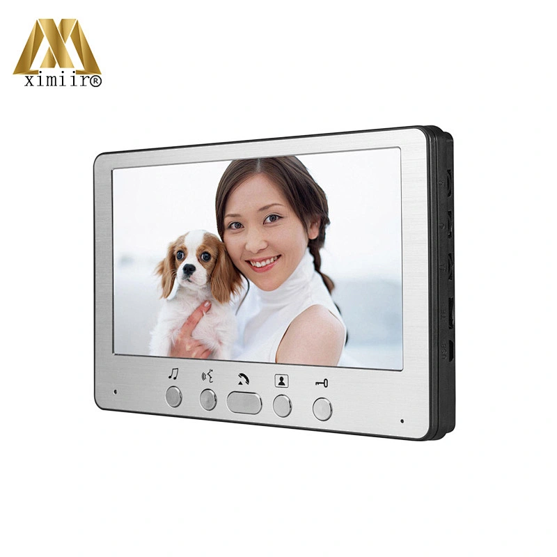 815MA11 Wall Mounting Intercom System Cheap Price Video Door Bell 7 Inch Color Monitor And Ir Camera Video Door Phone Doorbell