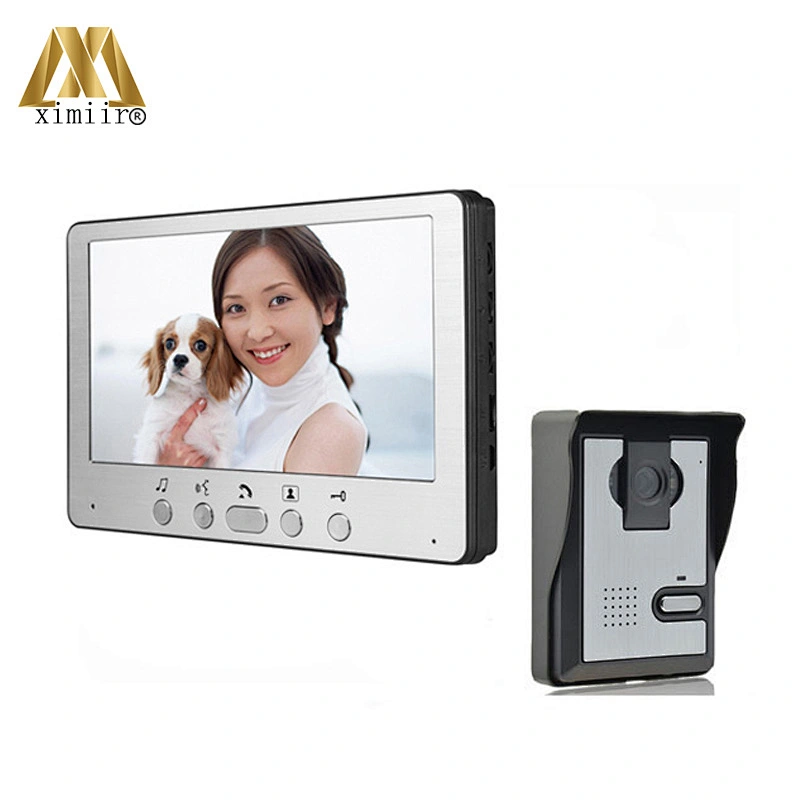 815MA11 Wall Mounting Intercom System Cheap Price Video Door Bell 7 Inch Color Monitor And Ir Camera Video Door Phone Doorbell