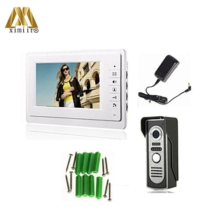 816M11 7 Inch Monitor Video Doorbell Outdoor Camera Night Vision  Light Can Visible Within 5 Meters Door Phone Intercom System