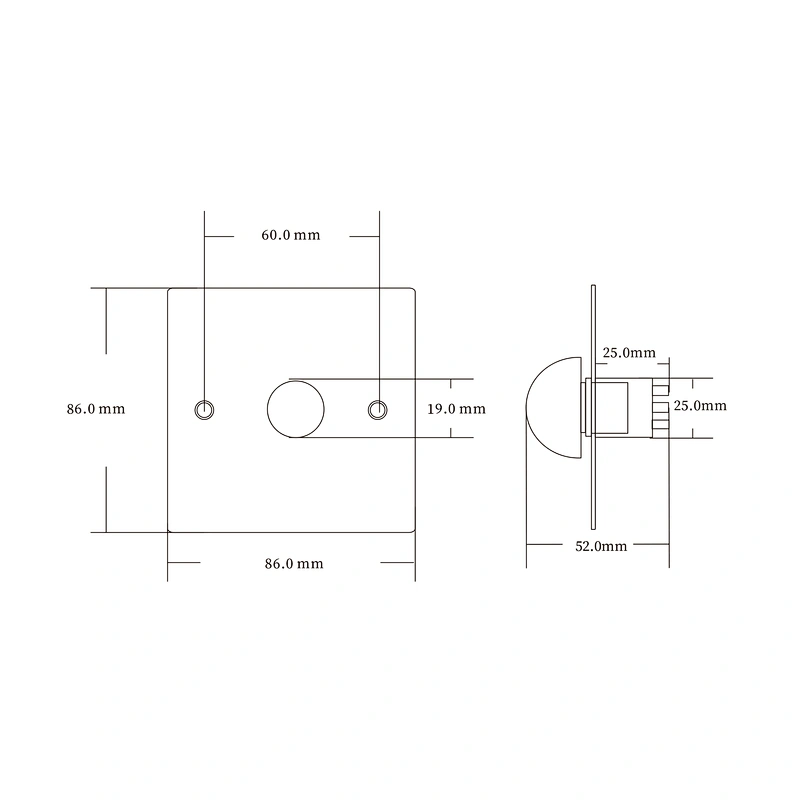Good quality Touch Switch Exit Button for Opening Door Security Product Stainless Steel Exit Button XM-E05-WM
