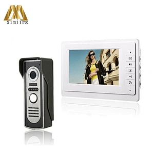 816M11 7 Inch Monitor Video Doorbell Outdoor Camera Night Vision  Light Can Visible Within 5 Meters Door Phone Intercom System