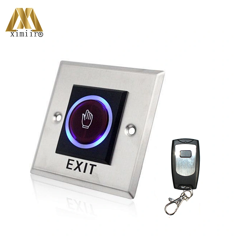 E10 5-wire LED screen infrared sensor touch screen door release exit button for access control sensor
