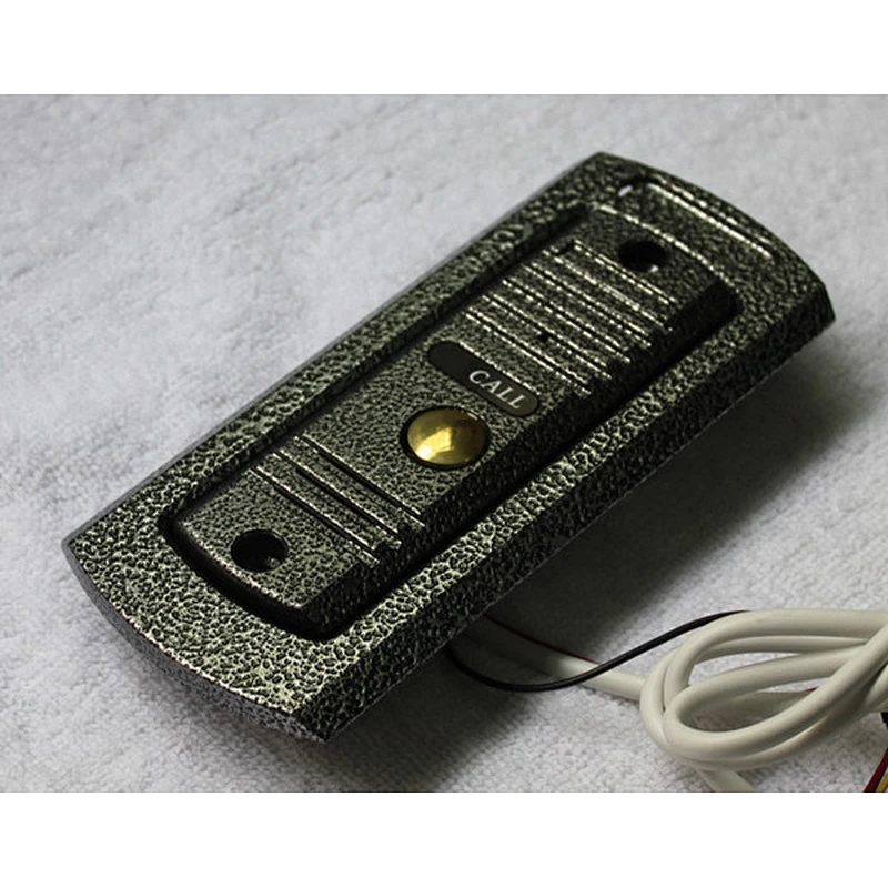 7 inch color video door phone good quality apartment video door phone intercom system door access control system