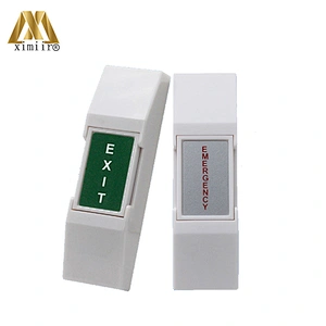 E18 Plastic mini release button with access control device work together Fireproof PC material