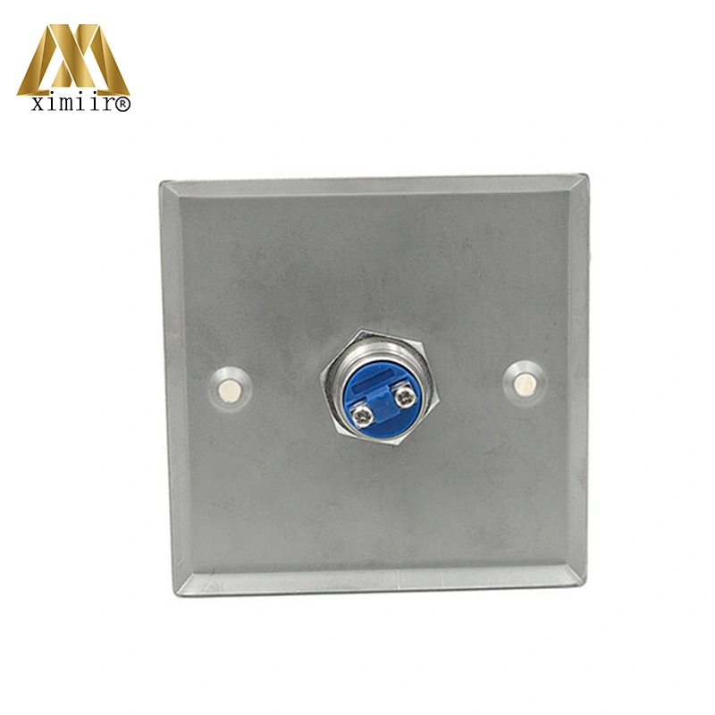 E04 stainless steel button with finger push button for access control system switch door release button