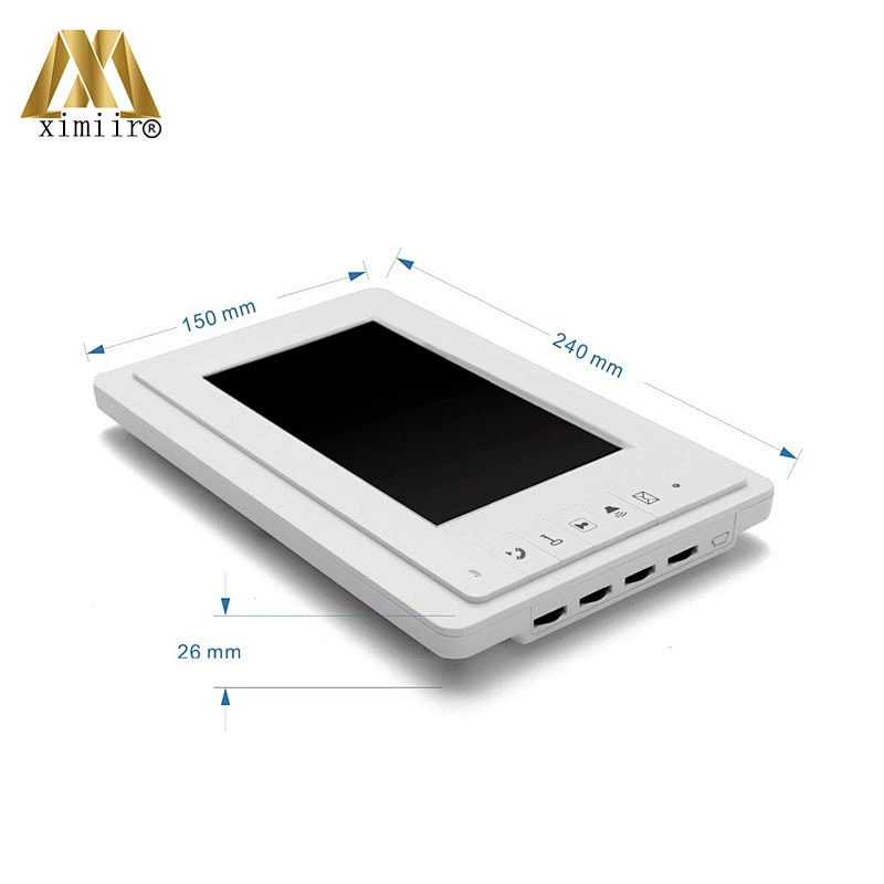 816M11 7 Inch Monitor Video Doorbell Outdoor Camera Night Vision  Light Can Visible Within 5 Meters Door Phone Intercom System