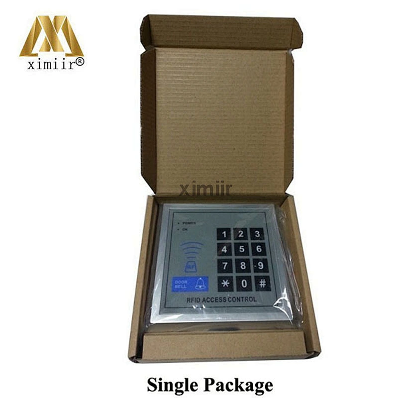 F004 Controller With Exit Button Power Supply And Electric Lock Without Software Single Access Control