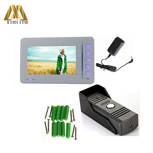 807ME11 One To One 7 Inch Color Screen Monitor Video Doorphone Doorbell Speakerphone Intercom System Video Door Bell