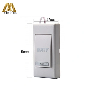 E19 Plastic mini release button Fireproof PC material for access control system