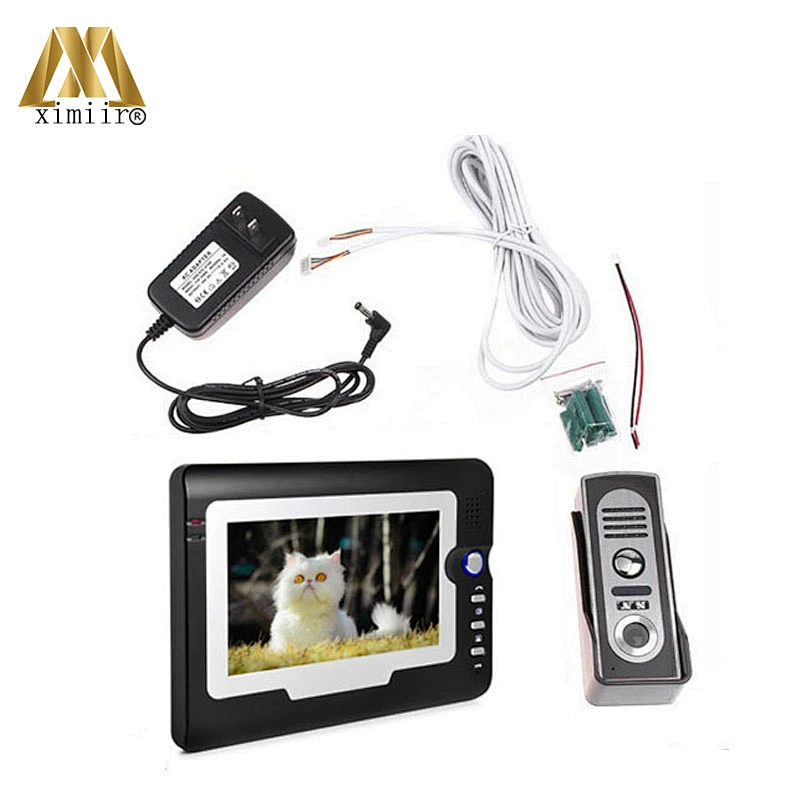 810M11 With 7 Inch Monitors Door Bell For Apartment Video Doorphone Home Improvement Speakerphone Intercom System