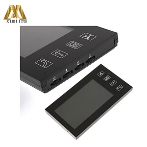 7 Inch Monitor Night Vision Ir Camera Video Doorphone Intercom System Wired Doorbell 806Me11 Access Control Video Door Bell