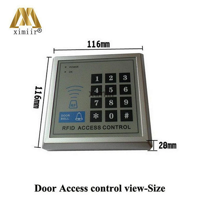 F004 Controller With Exit Button Power Supply And Electric Lock Without Software Single Access Control