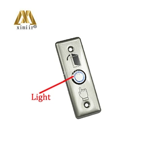 Metal push button switches good quality aluminium magnetic door exit button emergency exit button switch