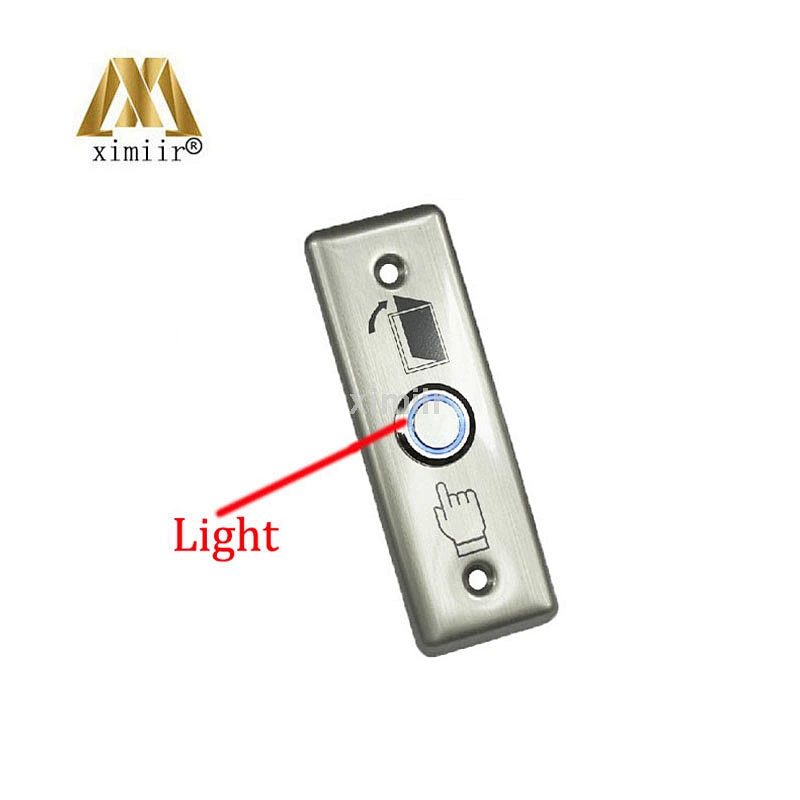 Metal push button switches good quality aluminium magnetic door exit button emergency exit button switch