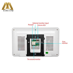 807M11 7 Inch Color Screen Video Doorphone Door Bell Speakerphone Intercom System 1 Monitor 420Tvl COMS Camera