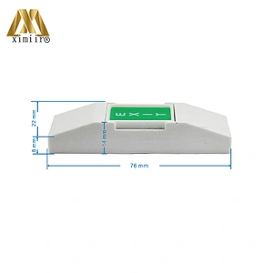 E18 Plastic mini release button with access control device work together Fireproof PC material