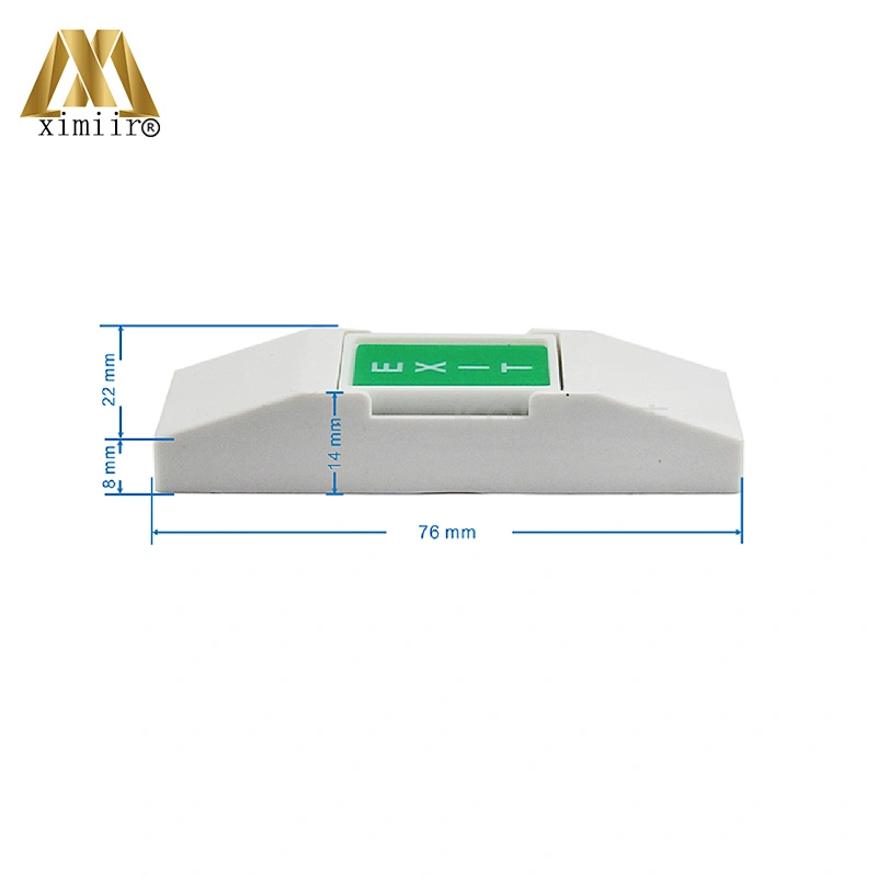 E18 Plastic mini release button with access control device work together Fireproof PC material