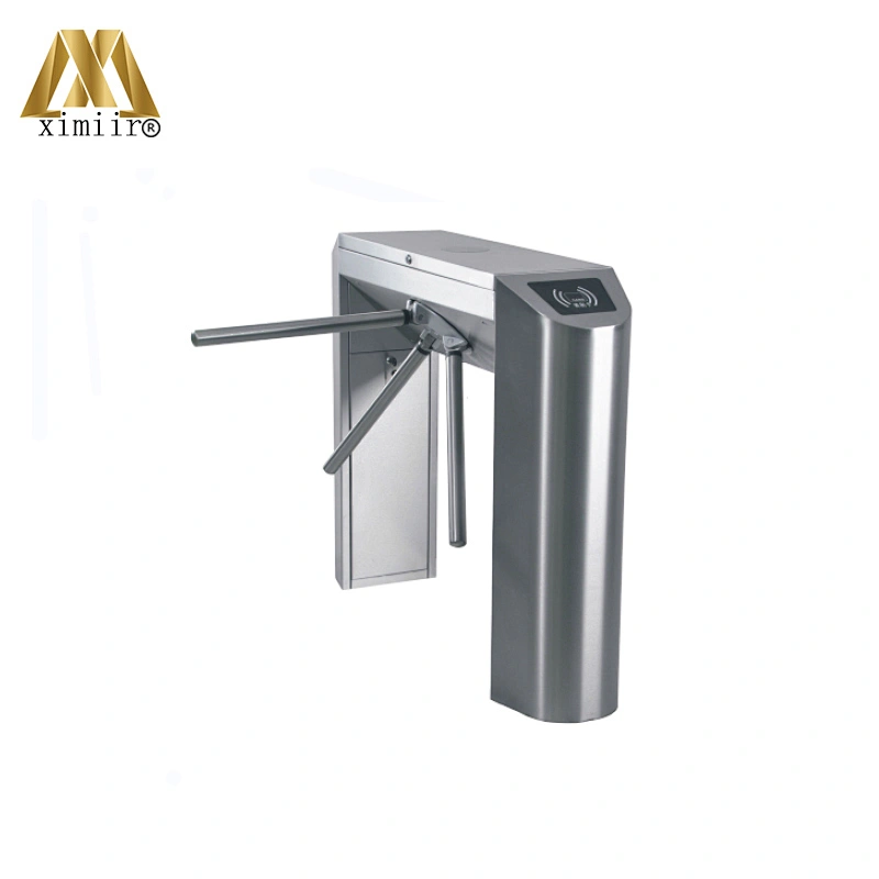 Turnstile QR Scanner Vertical Tripod Tourniquet Door With Wiegand RFID Access Control
