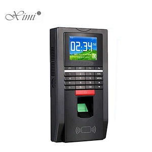 TCP/IP fingerprint and RFID card door access control and time attendance systems fingerprint and card reader color screen cheap