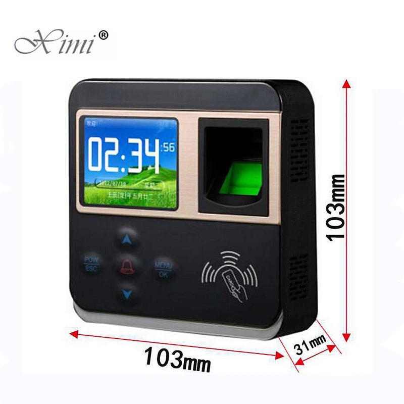 F210 fingerprint door lock TCP/IP access control and time attendance with proximity card reader