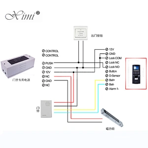 TCP/IP TF-S10 Fingerprint reader slave reader for TFS 20 ID card reader fingerprint acces control system