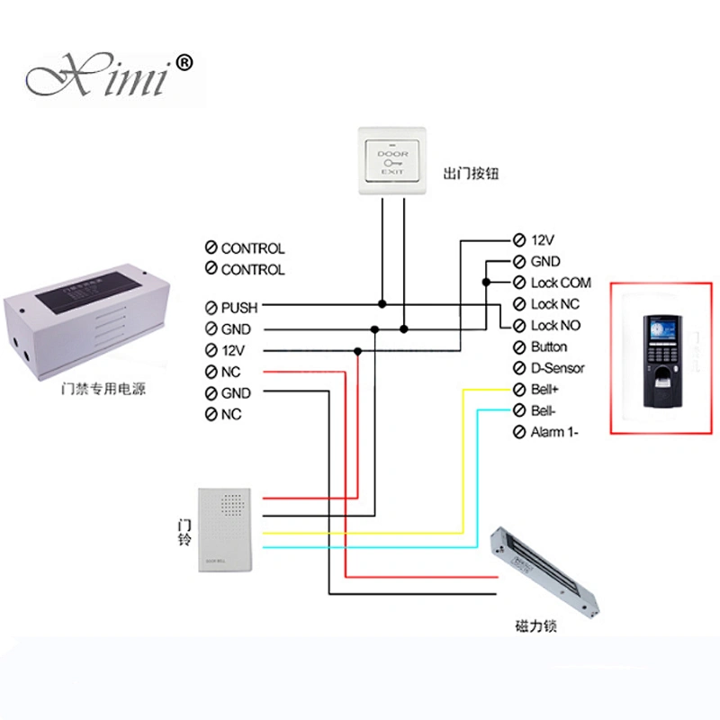 TCP/IP TF-S10 Fingerprint reader slave reader for TFS 20 ID card reader fingerprint acces control system