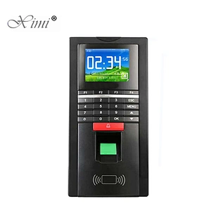 TCP/IP fingerprint and RFID card door access control and time attendance systems fingerprint and card reader color screen cheap