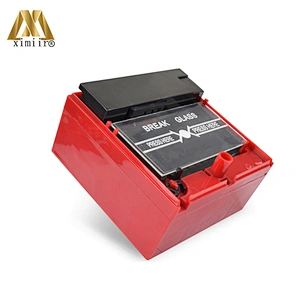 Red Color Emergency door release Emergency Break Glass Switch Exit Button For Access Control System XM-E20D