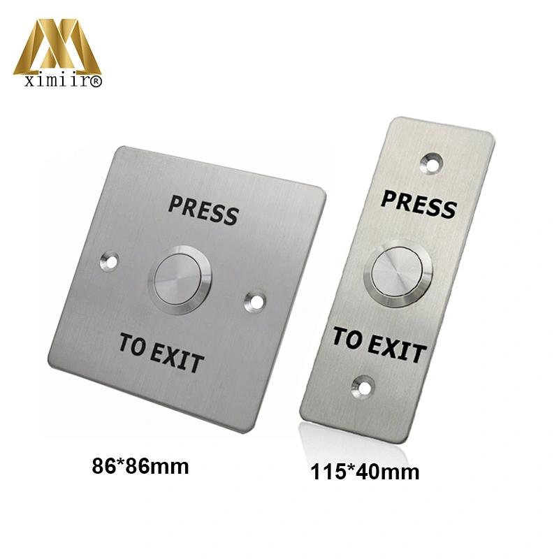 Stainless steel exit button NO/NC exit button for all access control system X05N