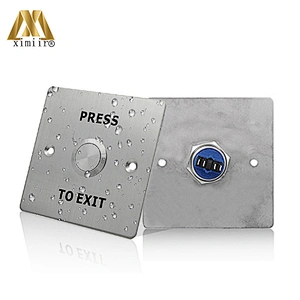 Stainless steel exit button NO/NC exit button for all access control system X05N