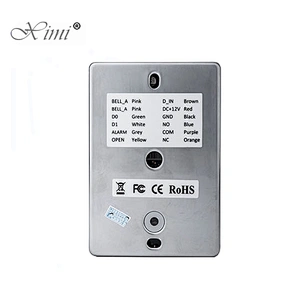 Good quality metal face waterproof door access control system card and password door control panel prevent the strike