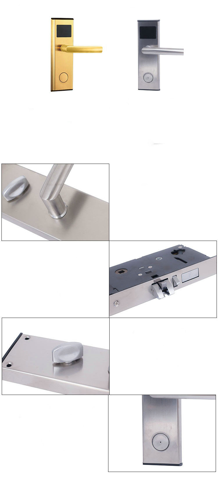 Smart Card Keyless Hotel Card Lock With Management Software Electronic Lock For Hotel Door Lock System