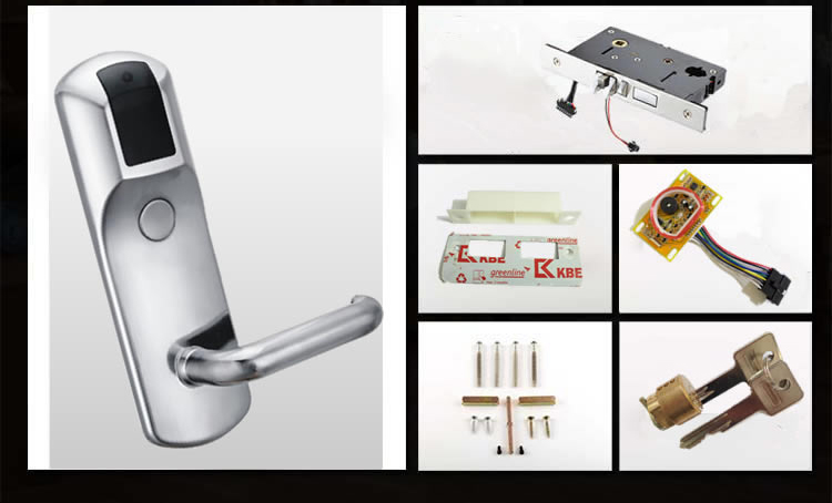 Wireless Door Access Control Hotel System Smart RFID Card EM4305 Hotel Door Manage Electric Locks