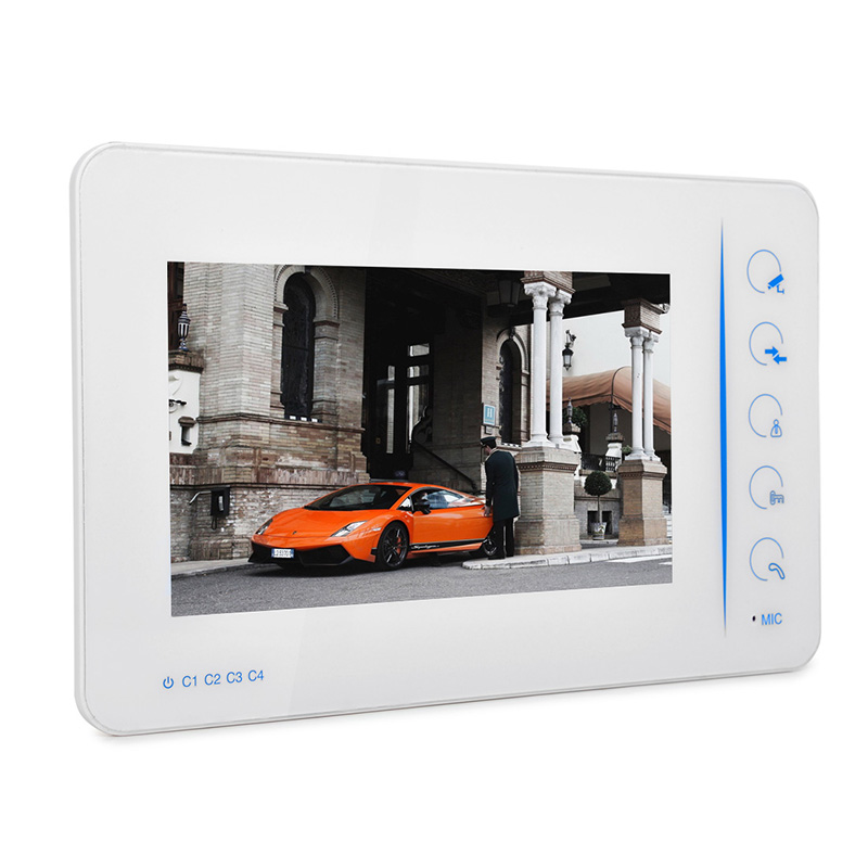 807Ma11 Monitor Speakerphone 7 Inch Tft Color Video Door Phone Intercom Doorbell System Kit Ir Camera Doorphone