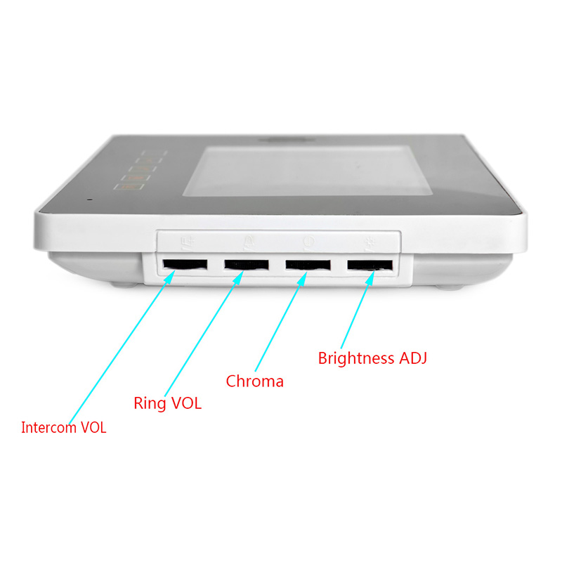 808M11 7 Inch Color Monitor Camera Video Doorbell Machine Apartments One To One Video Doorphone Intercom System Home Security