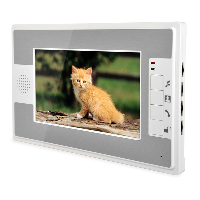 New arrived 7inch video door phone system villa wired door bell access control color screen wired video intercom 812MA11