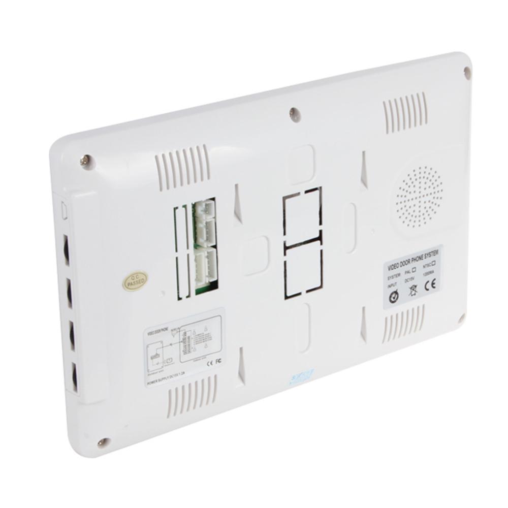 816Ma11 Wired Hands-Free Intercom System Cheap Price Video Door Bell 7 Inch Color Monitor And Ir Camera Video Doorphone Doorbell
