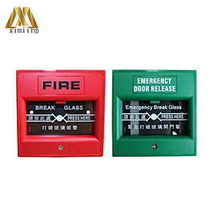 Emergency switch exit button door release glass break alarm button E20 break glass fire emergency exit release