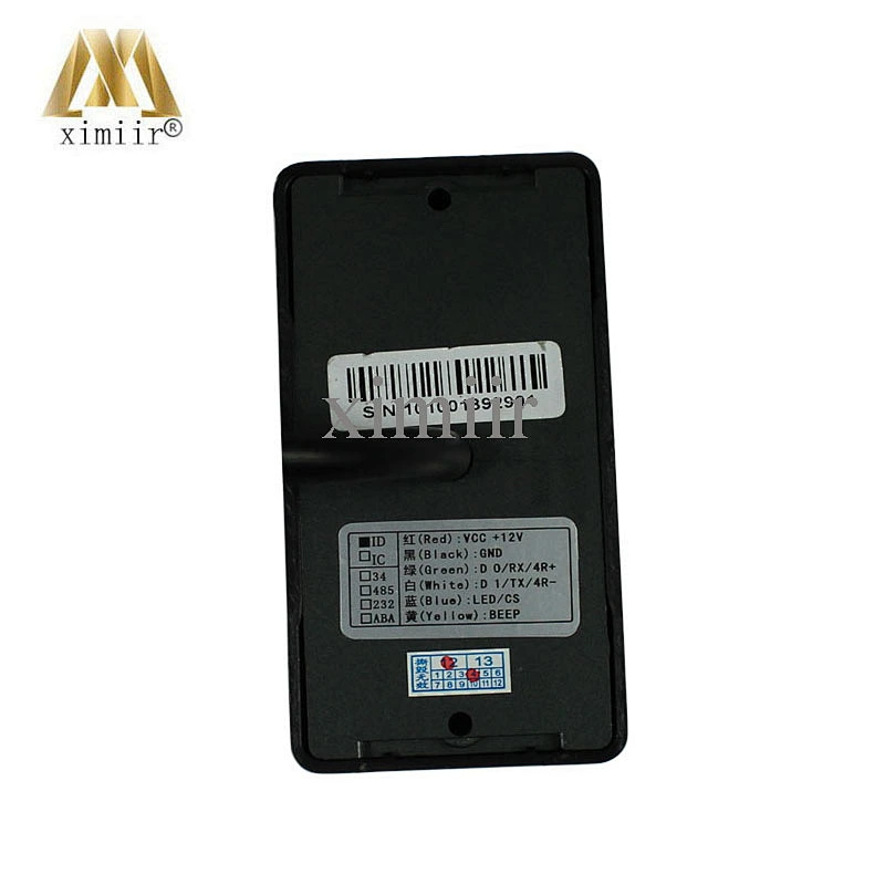 Smart card access control reader waterproof 125KHZ H-I-D card Weigand26/34 proximity card reader